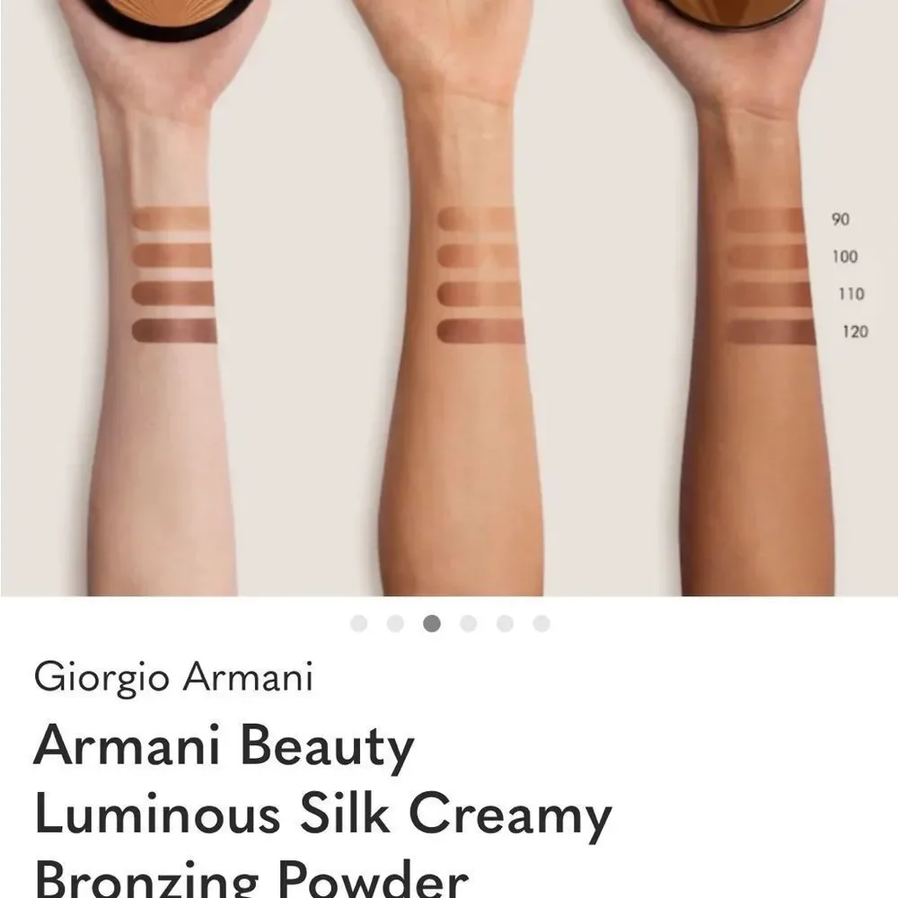 New Giorgio Armani Luminous Silk Creamy Bronzing Powder 110